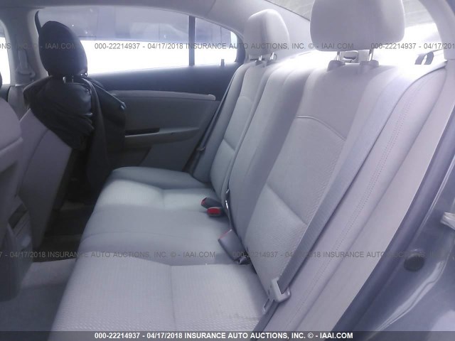 1G8ZS57B49F172106 - 2009 SATURN AURA XE GRAY photo 8