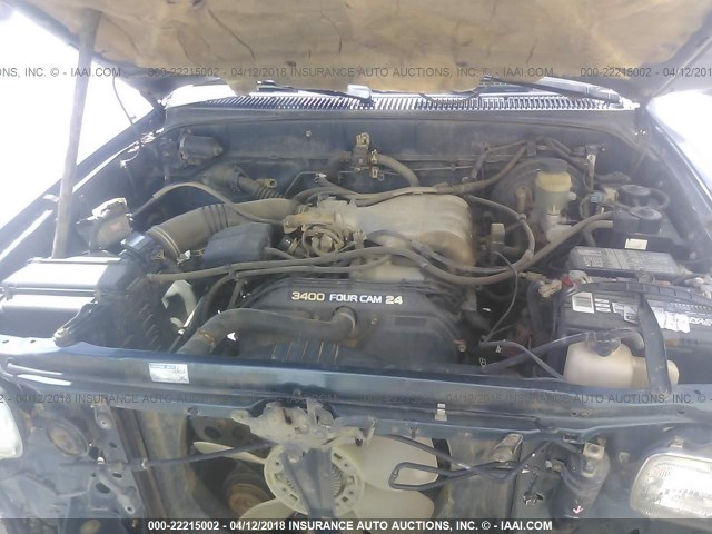 4TAWN72N6VZ328938 - 1997 TOYOTA TACOMA XTRACAB GREEN photo 10