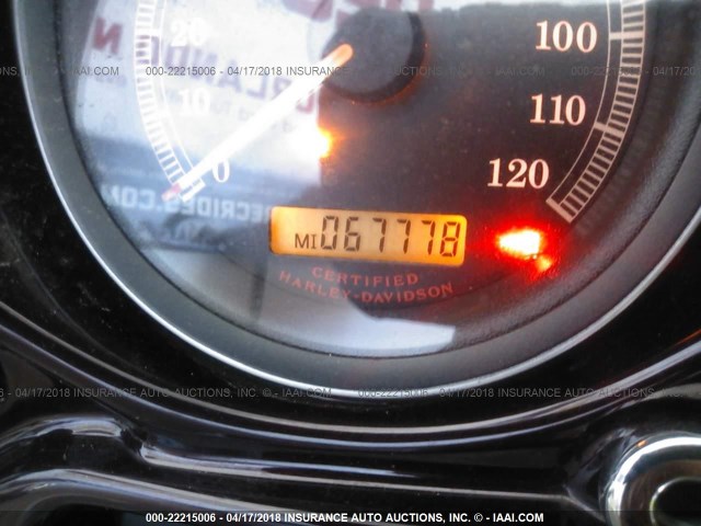 1HD1FCW1X6Y692636 - 2006 HARLEY-DAVIDSON FLHTCUI Бордовый фото 7