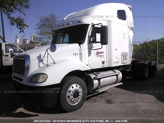 1FUJA6CK77LX10435 - 2007 FREIGHTLINER CONVENTIONAL COLUMBIA WHITE photo 2