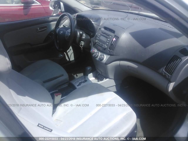 KMHDU46DX9U691269 - 2009 HYUNDAI ELANTRA GLS/SE SILVER photo 5