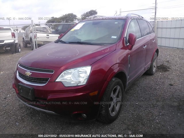 3GNFL4E52CS641815 - 2012 CHEVROLET CAPTIVA SPORT/LTZ RED photo 2