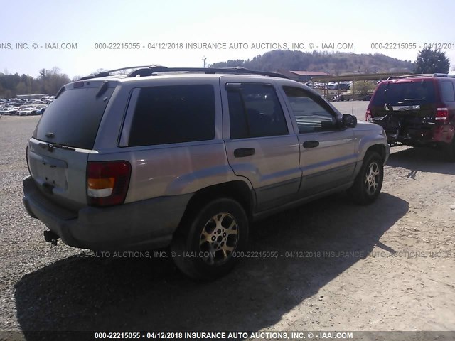 1J4GX48S91C684712 - 2001 JEEP GRAND CHEROKEE LAREDO GRAY photo 4