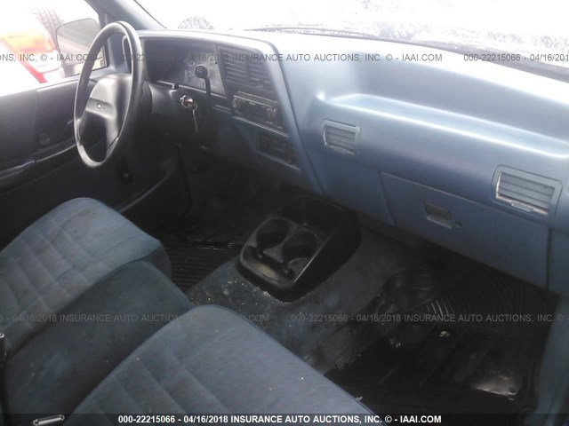 1FTCR14U6PTA30702 - 1993 FORD RANGER SUPER CAB Dark Blue photo 5