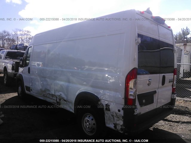 3C6TRVDG3JE108796 - 2018 RAM PROMASTER 2500 2500 HIGH WHITE photo 3