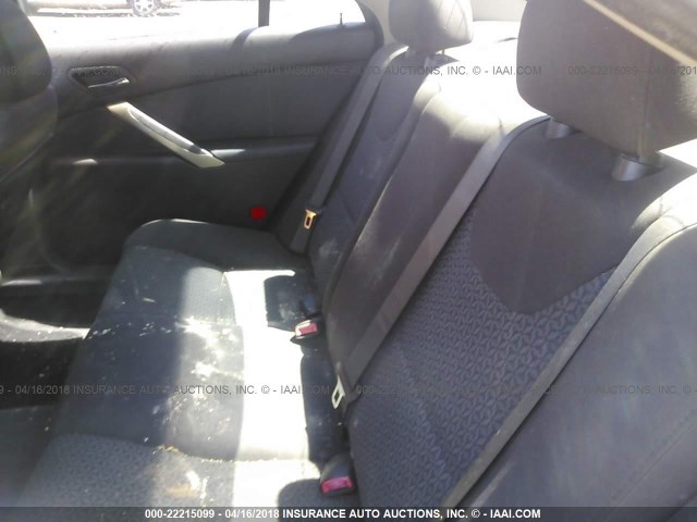 1G2ZF58B674104069 - 2007 PONTIAC G6 VALUE LEADER/BASE RED photo 8