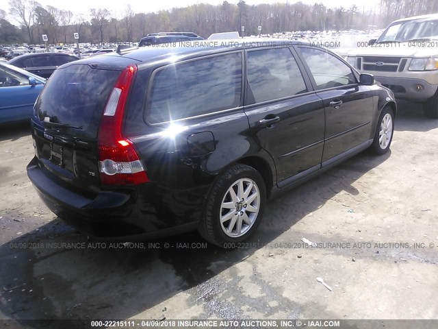 YV1MW682662164742 - 2006 VOLVO V50 T5 BLACK photo 4