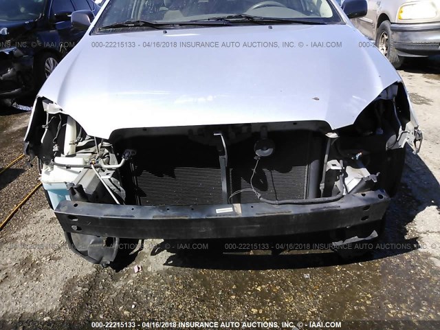 1NXBR32E27Z768277 - 2007 TOYOTA COROLLA CE/LE/S SILVER photo 6