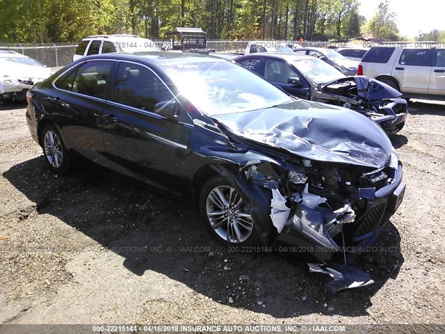 4T1BF1FK5FU921763 - 2015 TOYOTA CAMRY LE/XLE/SE/XSE GREEN photo 1