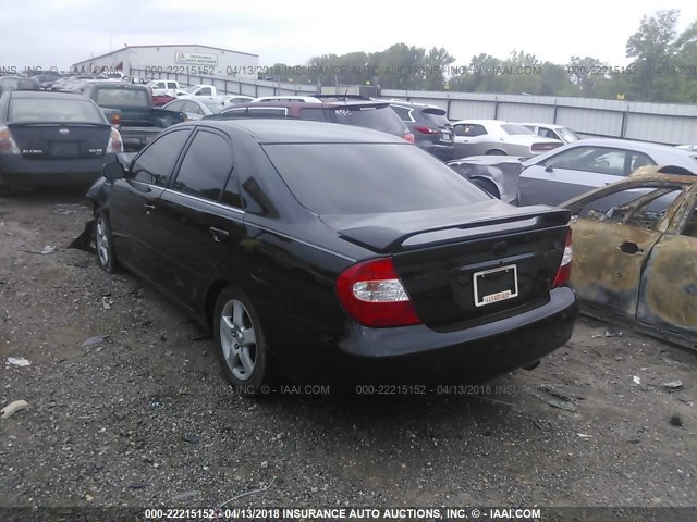 4T1BF32K52U514649 - 2002 TOYOTA CAMRY LE/XLE/SE 黑色 照片 3