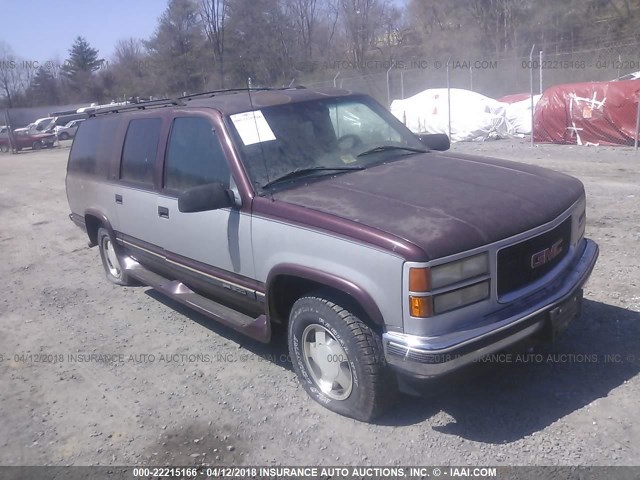 1GKFK16K6SJ767744 - 1995 GMC SUBURBAN K1500 BURGUNDY photo 1