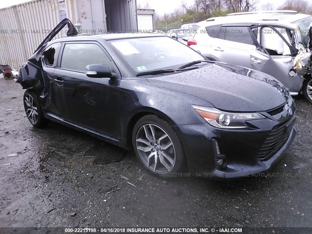 JTKJF5C74GJ013811 - 2016 TOYOTA SCION TC BLUE photo 1