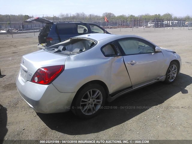 1N4BL24E48C107490 - 2008 NISSAN ALTIMA 3.5SE SILVER photo 4