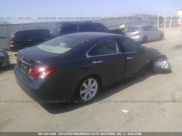 JTHBJ46GX82207625 - 2008 LEXUS ES 350 GRAY photo 4