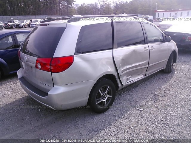 5TDZK23C09S282041 - 2009 TOYOTA SIENNA CE/LE TAN photo 4