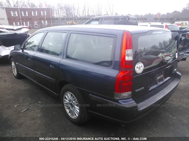 YV1SW64A142383397 - 2004 VOLVO V70 BLUE photo 3