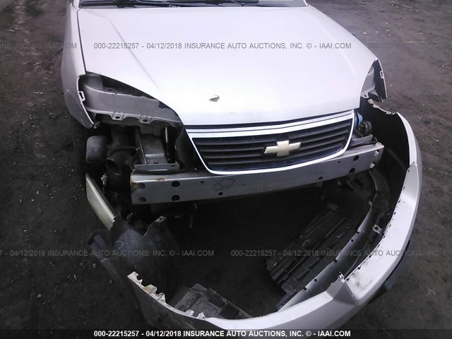1G1ZS58NX8F121909 - 2008 CHEVROLET MALIBU LS 银色 照片 6