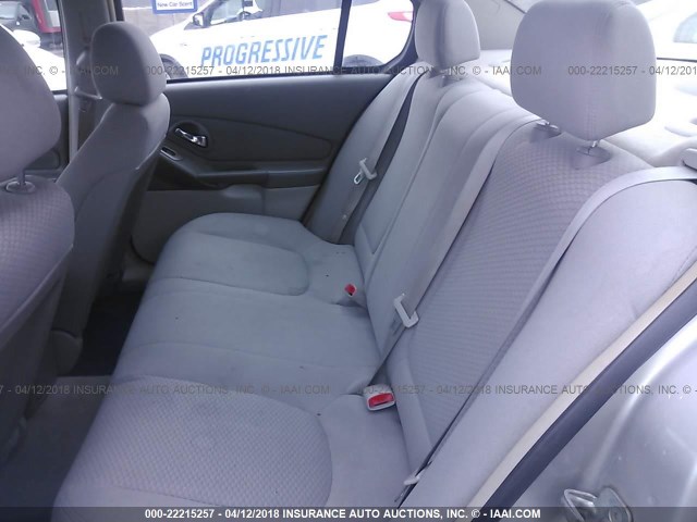 1G1ZS58NX8F121909 - 2008 CHEVROLET MALIBU LS 银色 照片 8