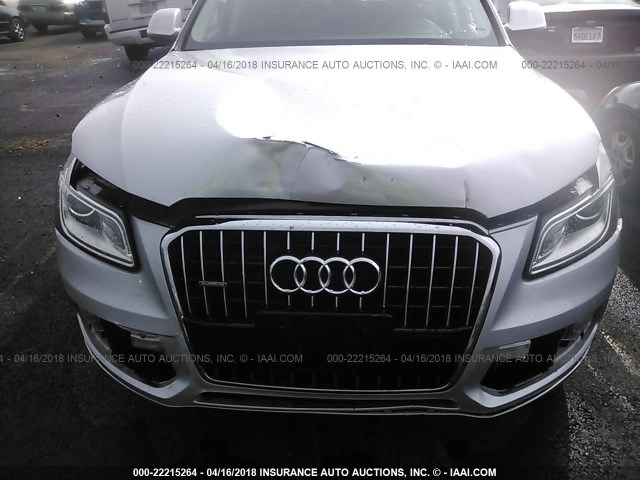 WA1LFAFP7DA011030 - 2013 AUDI Q5 PREMIUM PLUS SILVER photo 6