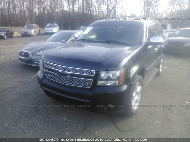 1GNFK13078J168656 - 2008 CHEVROLET TAHOE K1500 BLACK photo 2