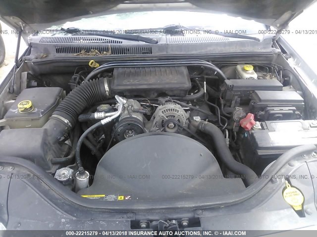 1J4GR48K55C710559 - 2005 JEEP GRAND CHEROKEE LAREDO/COLUMBIA/FREEDOM 银色 照片 10