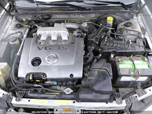 JN1DA31D63T513616 - 2003 NISSAN MAXIMA GLE/GXE/SE SILVER photo 10