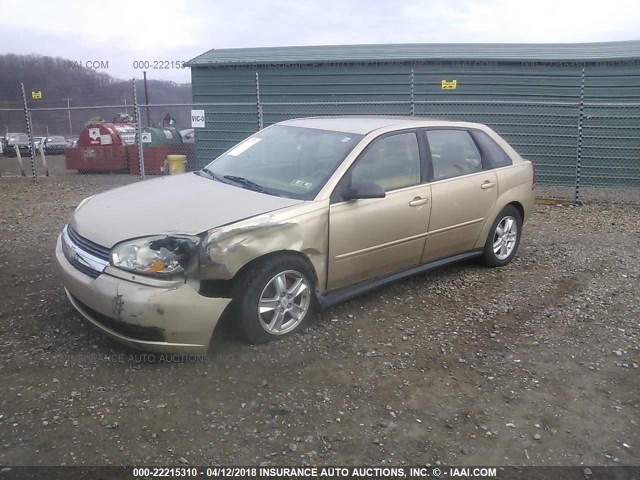 1G1ZT62835F142196 - 2005 CHEVROLET MALIBU MAXX LS GOLD photo 2