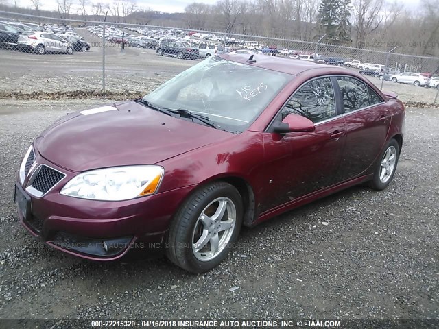 1G2ZJ57K994267334 - 2009 PONTIAC G6 MAROON photo 2