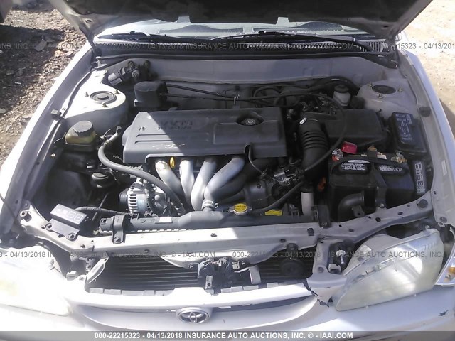 1NXBR12E9YZ407036 - 2000 TOYOTA COROLLA VE/CE/LE 银色 照片 10