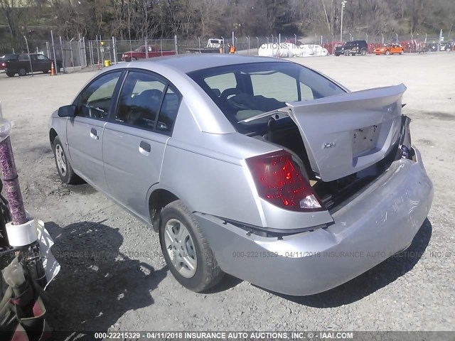 1G8AF52F85Z100233 - 2005 SATURN ION LEVEL 1 SILVER photo 3