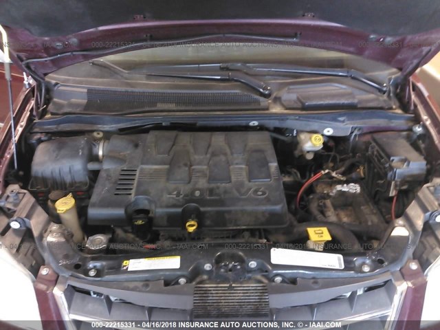 2A8HR64X49R568217 - 2009 CHRYSLER TOWN & COUNTRY LIMITED MAROON photo 10