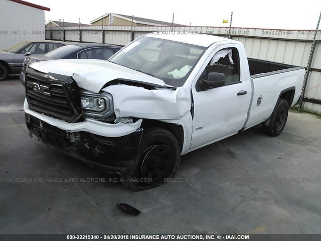 1GTN1LEC9HZ902015 - 2017 GMC SIERRA C1500 WHITE photo 2