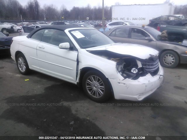 1C3LC55R28N607920 - 2008 CHRYSLER SEBRING TOURING WHITE photo 1