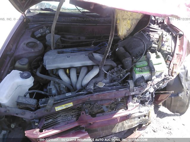 1NXBR12EXXZ148684 - 1999 TOYOTA COROLLA VE/CE/LE 栗色 照片 10