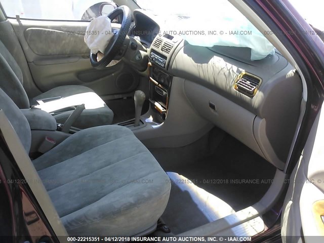 1NXBR12EXXZ148684 - 1999 TOYOTA COROLLA VE/CE/LE 栗色 照片 5