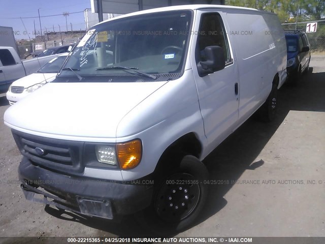 1FTSS34L46HA44702 - 2006 FORD ECONOLINE E350 SUPER DUTY VAN WHITE photo 2