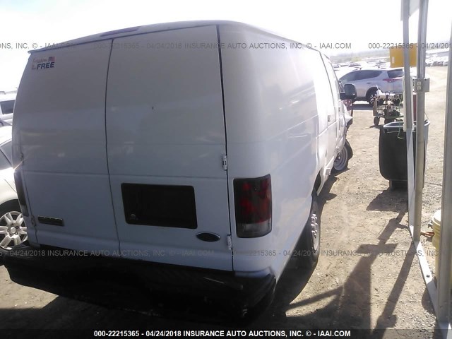 1FTSS34L46HA44702 - 2006 FORD ECONOLINE E350 SUPER DUTY VAN WHITE photo 4