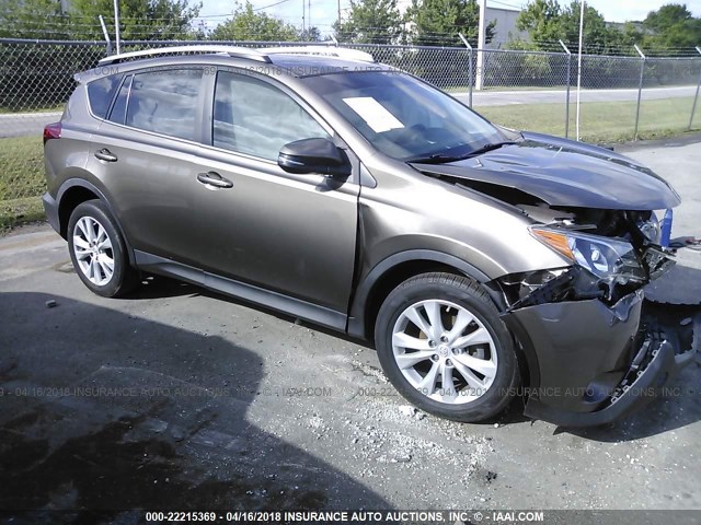 2T3DFREV6DW033305 - 2013 TOYOTA RAV4 LIMITED BROWN photo 1