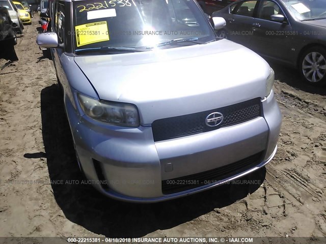 JTLKE50E791086566 - 2009 TOYOTA SCION XB SILVER photo 6