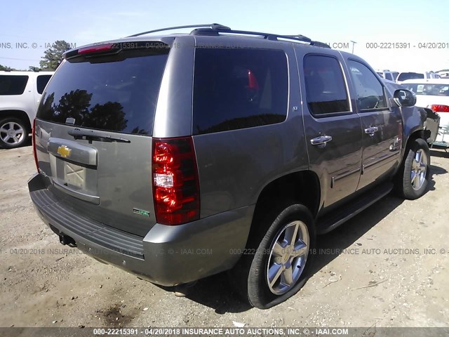 1GNSCBE01CR224258 - 2012 CHEVROLET TAHOE C1500 LT GRAY photo 4