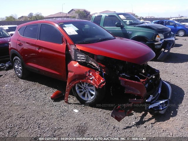 KM8J23A49HU537483 - 2017 HYUNDAI TUCSON SE ORANGE photo 1