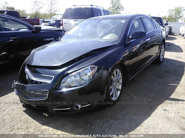 1G1ZE5E12BF396982 - 2011 CHEVROLET MALIBU LTZ 黑色 照片 2