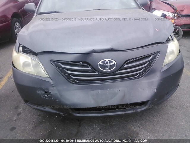 4T1BE46K57U707779 - 2007 TOYOTA CAMRY NEW GENERAT CE/LE/XLE/SE GRAY photo 6