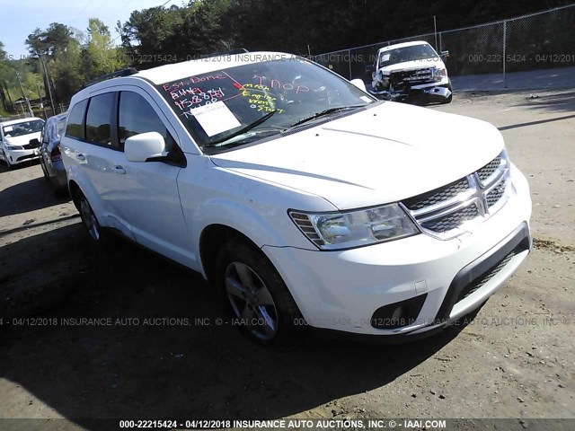 3C4PDCBG6CT158834 - 2012 DODGE JOURNEY SXT WHITE photo 1