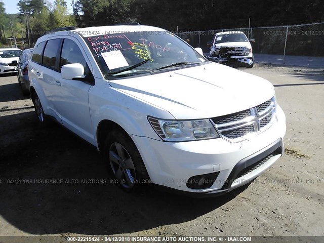 3C4PDCBG6CT158834 - 2012 DODGE JOURNEY SXT WHITE photo 6