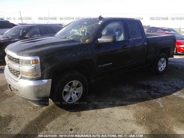 1GCVKREC0JZ155040 - 2018 CHEVROLET SILVERADO K1500 LT BLACK photo 2