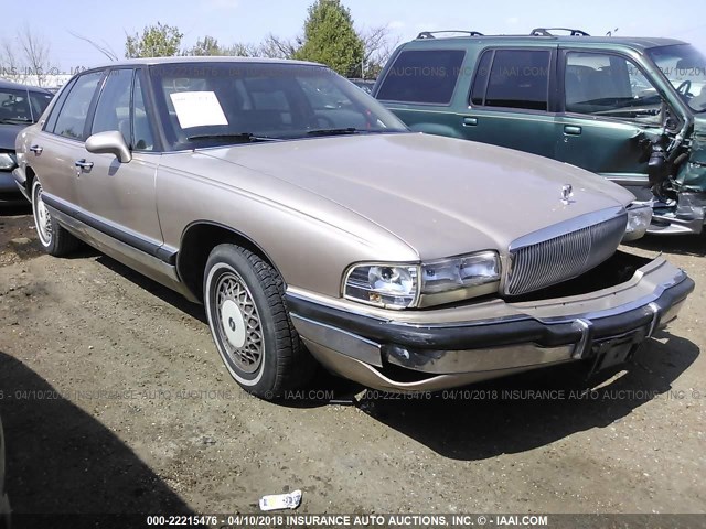 1G4CW53L2M1662124 - 1991 BUICK PARK AVENUE  GOLD photo 1