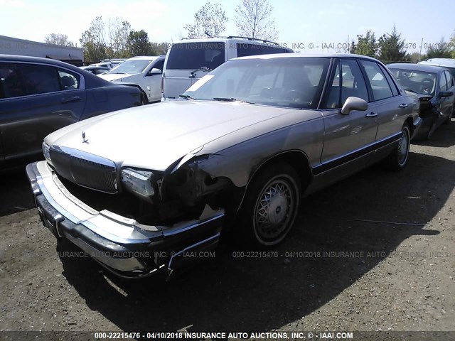 1G4CW53L2M1662124 - 1991 BUICK PARK AVENUE  GOLD photo 2