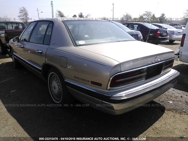 1G4CW53L2M1662124 - 1991 BUICK PARK AVENUE  GOLD photo 3