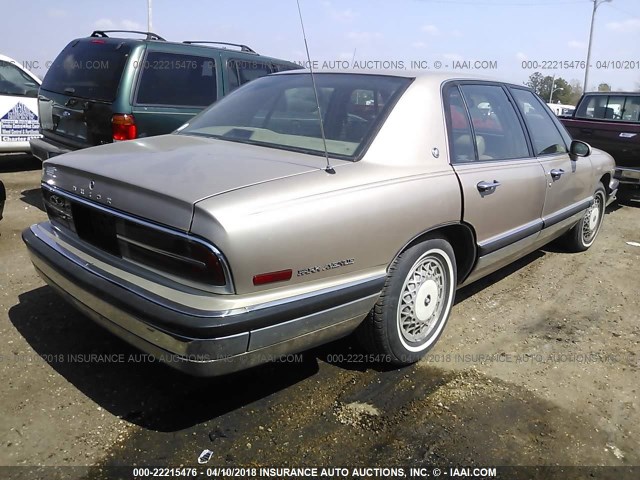 1G4CW53L2M1662124 - 1991 BUICK PARK AVENUE  GOLD photo 4